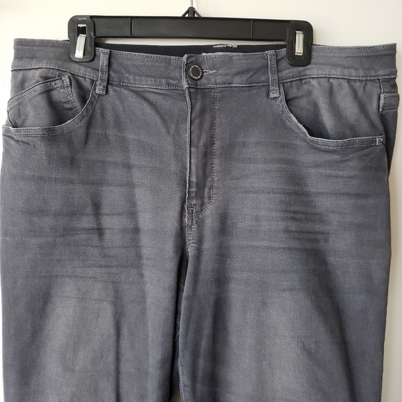 Wit & Wisdom Grey Skinny Jean Sz 16 - Picture 7 of 15